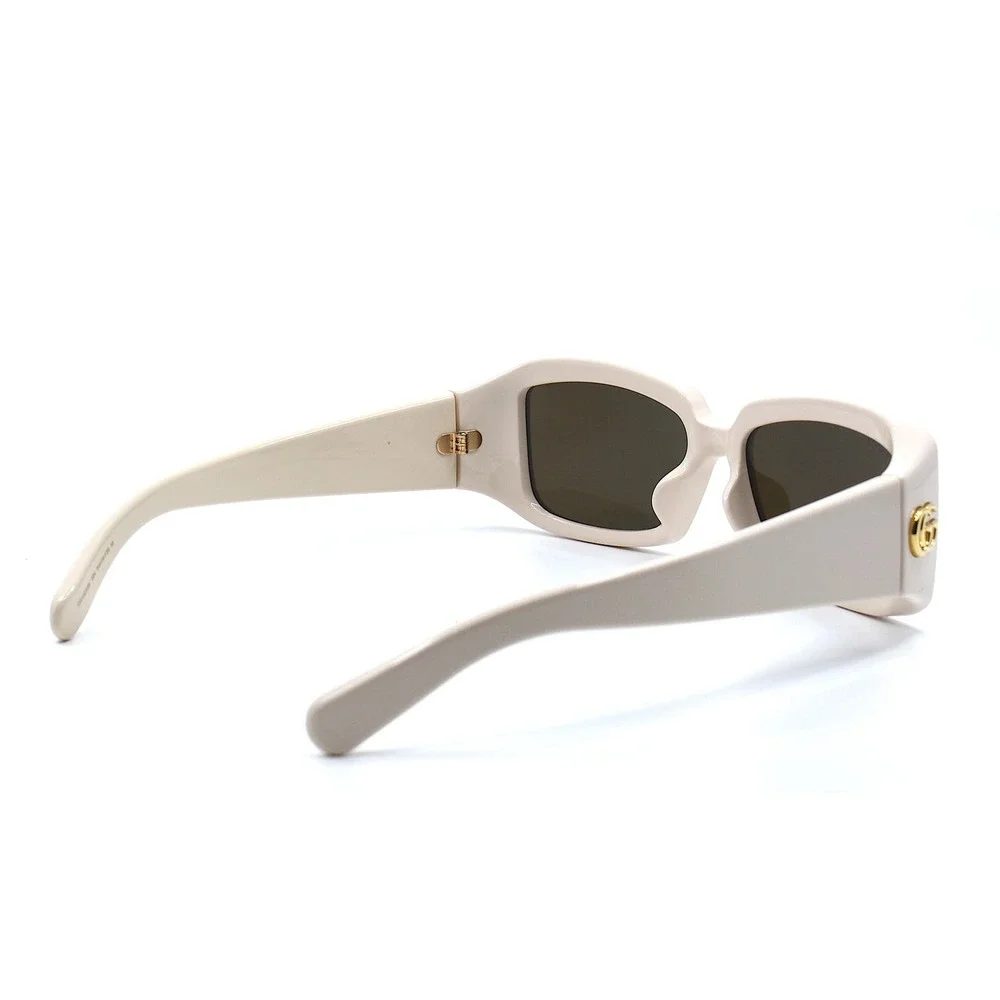 GUCCI GG1403SK 001 IVORY BROWN AUTHENTIC SUNGLASSES